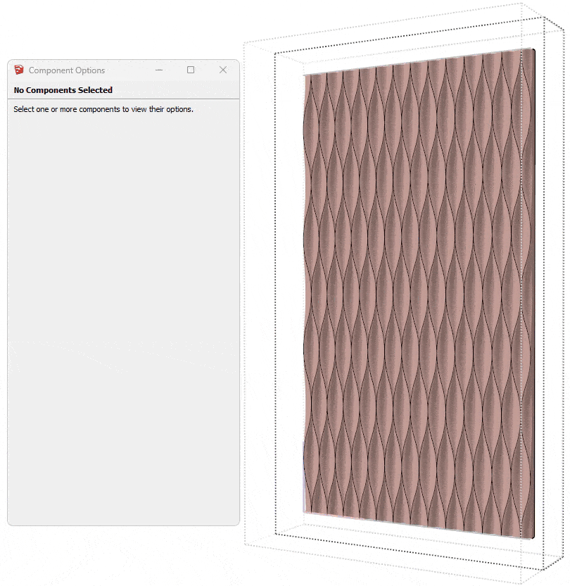 Мебельный фасад "Волна"