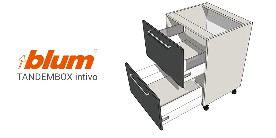 Релиз системы выдвижения Blum TANDEMBOX intivo