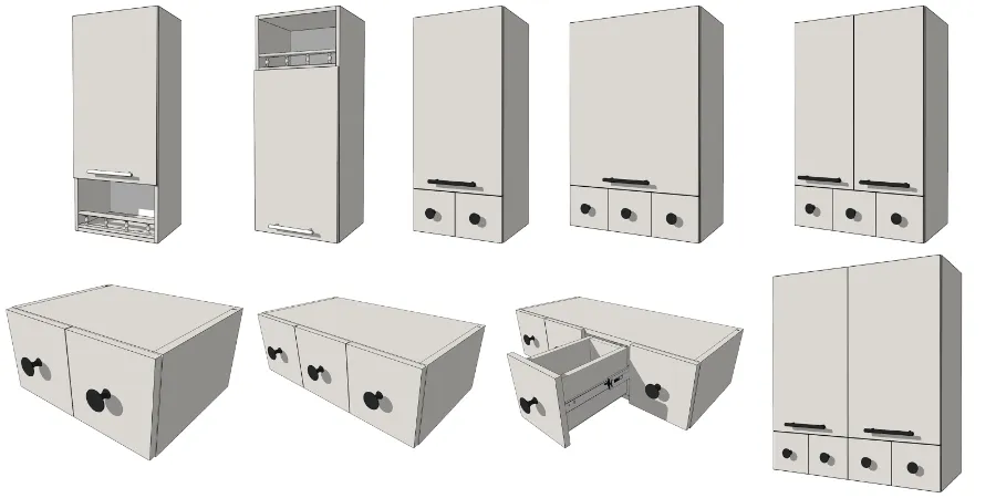 Новые кухонные модули в библиотеке EasyKitchen