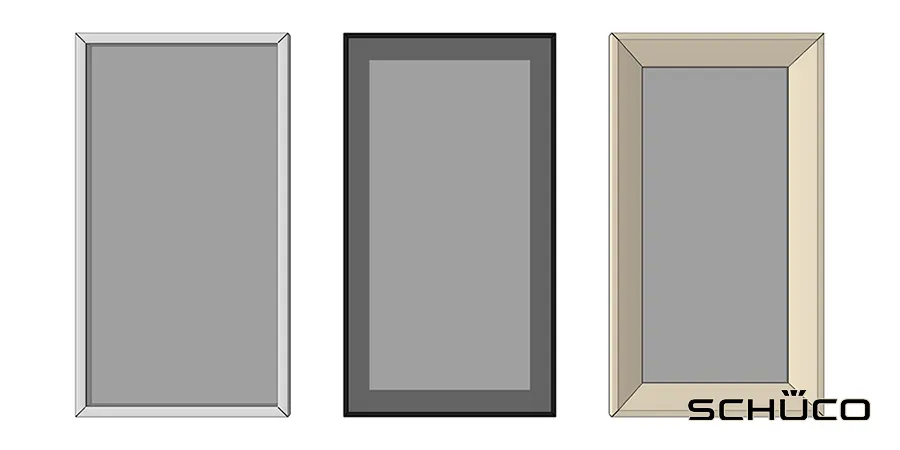 Три новых мебельных рамочных фасада Schüco