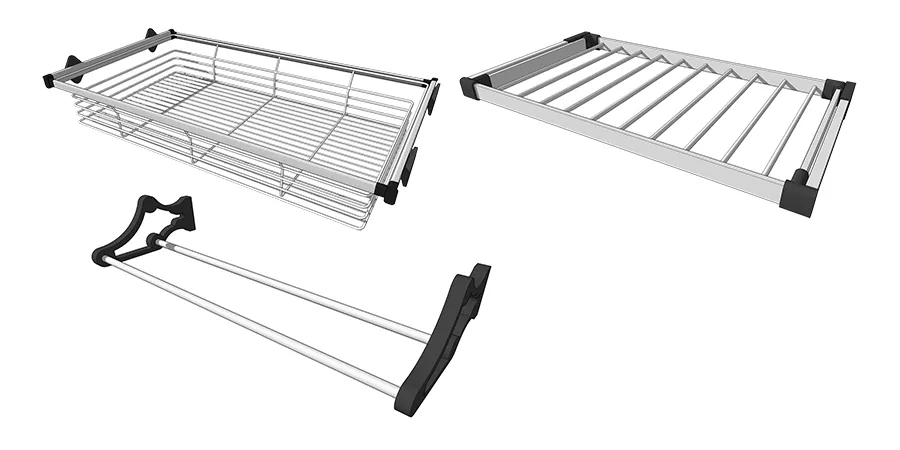 Новые мебельные механизмы для гардероба