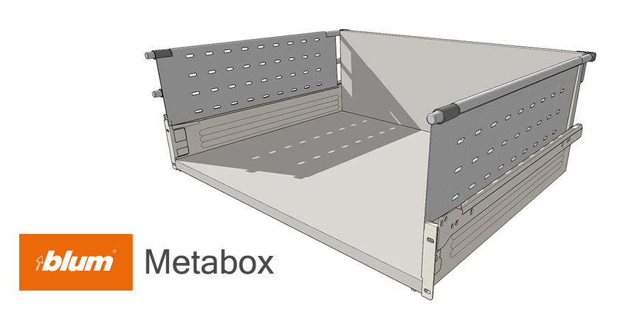 Все типы ящиков выдвижной системы Blum Metabox