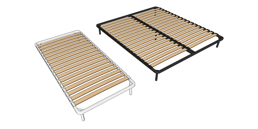 Динамические компоненты мебельных оснований для кроватей