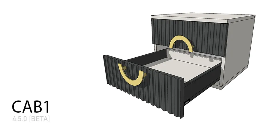 Модуль CAB1 - подвесная тумба с кучей настроек