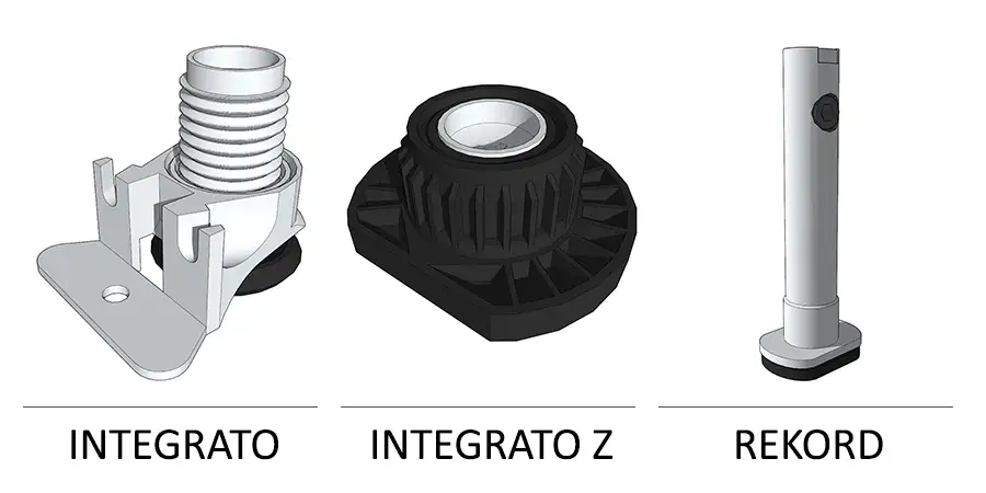 Опоры регулируемые для корпусной мебели ITALIANA FERRAMENTA