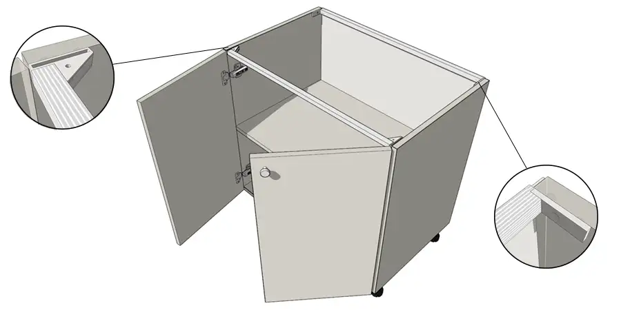 Профили для соединения боковых стоек