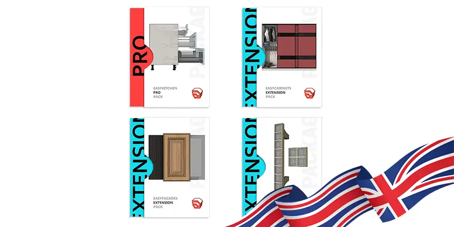 Release of the English version of EasyKitchen 5 and its add-ons.