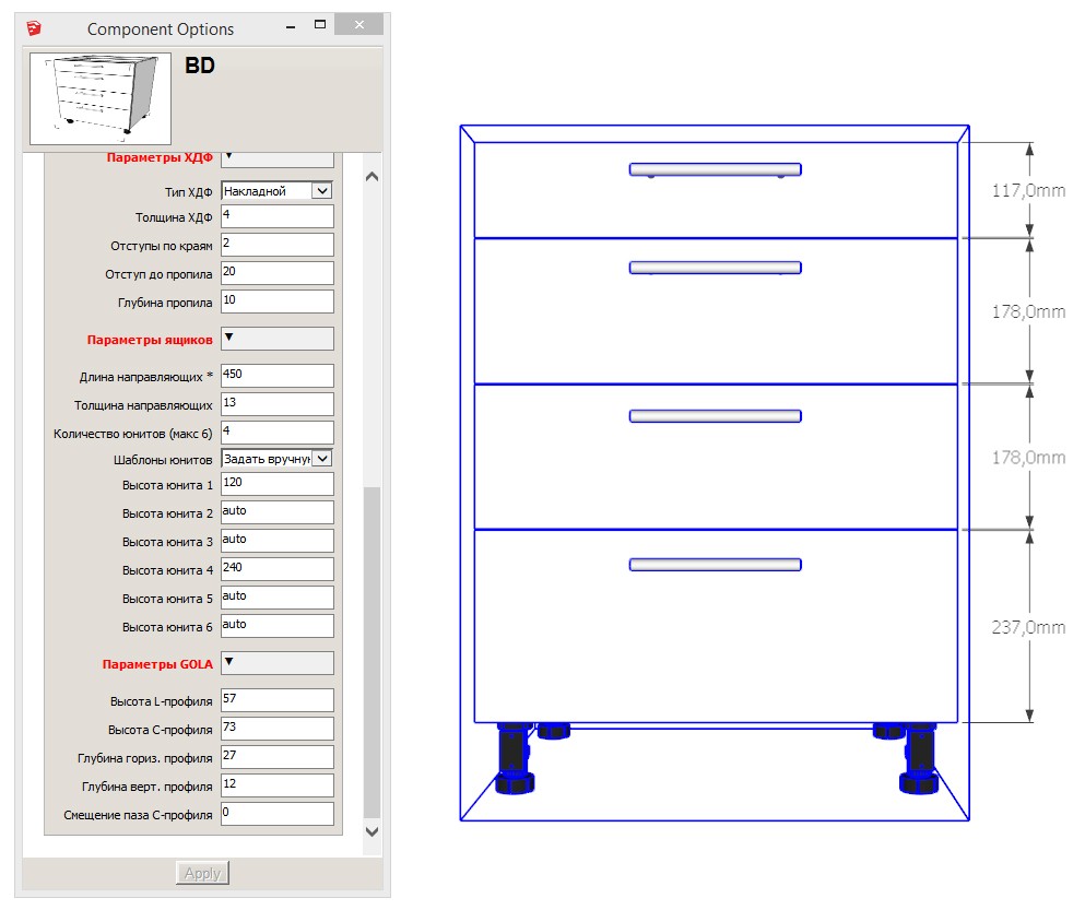 Полуавтоматическая расстановка юнитов пример