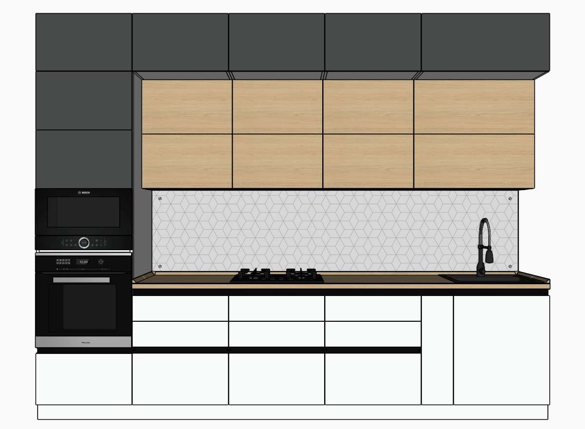 SketchUp кухня