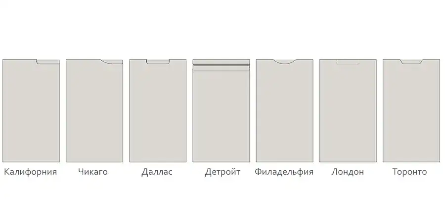 Новые мебельные фасады с фрезерованными ручками
