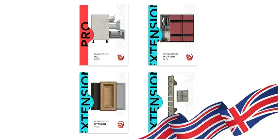 Release of the English version of EasyKitchen 5 and its add-ons.