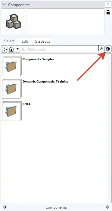 Adding the EasyKitchen library to SketchUp