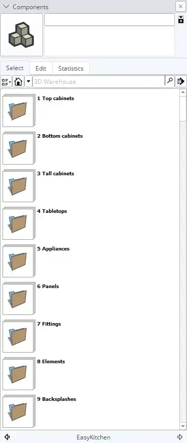 EasyKitchen library structure