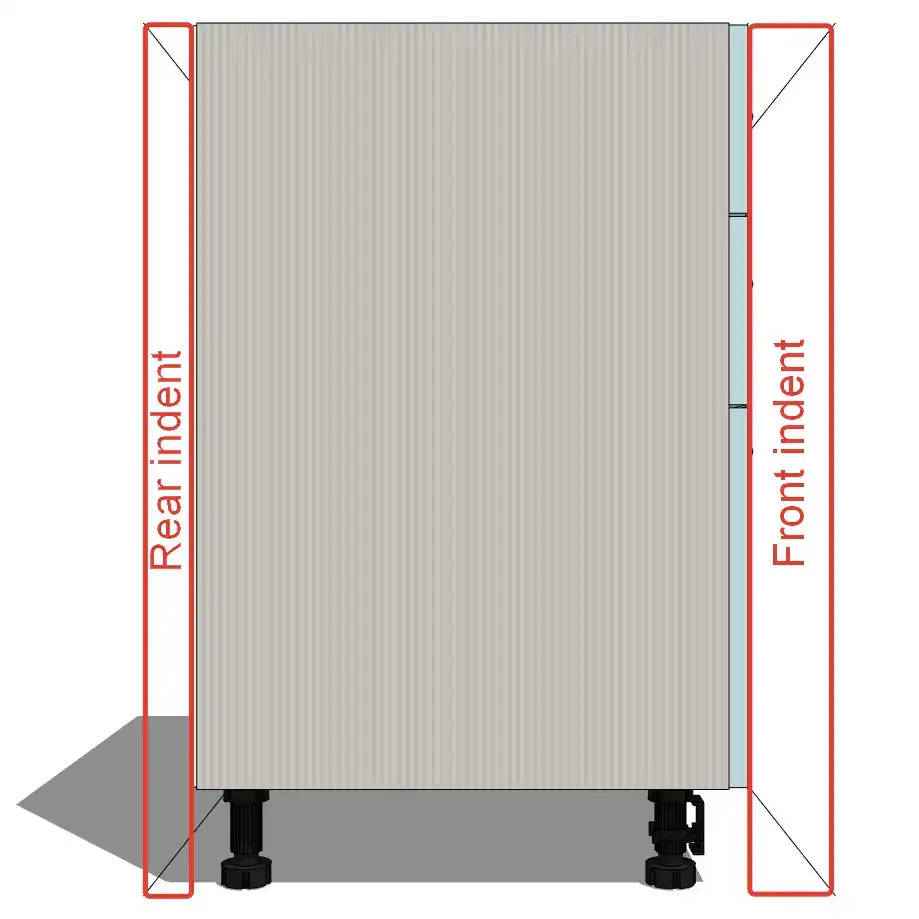 Indents in EasyKitchen