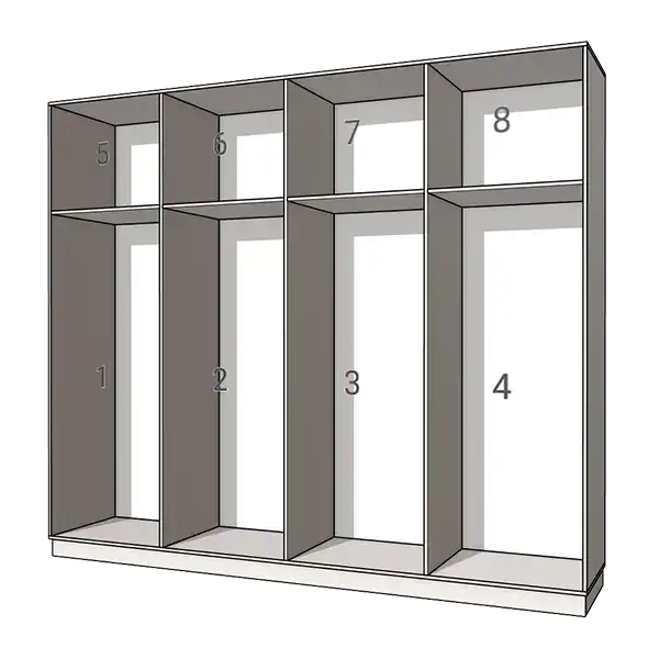 Шаблон динамического шкафа C4_4