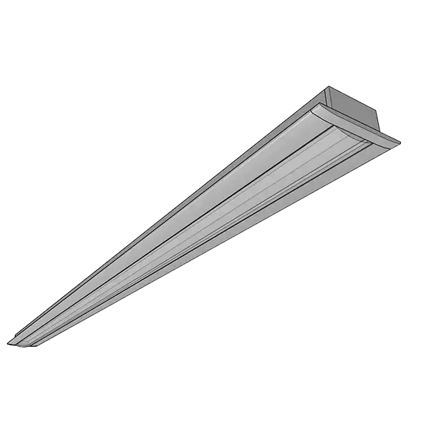 Recessed aluminum profile for lighting