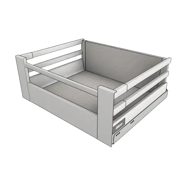 Система выдвижения Blum Antaro D (внутренний ящик, царга M, двойной релинг)