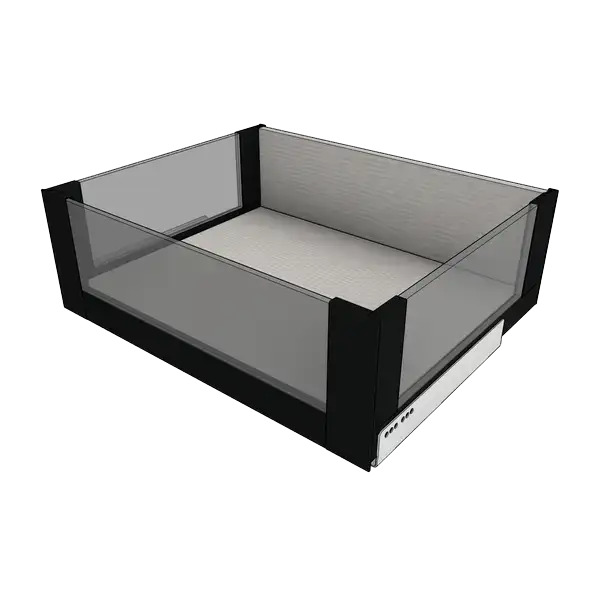 Внутренний ящик Blum Legrabox free высота C вставка из стекла