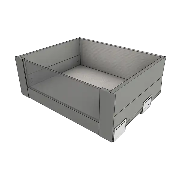 Выдвижной ящик Blum MERIVOBOX E (внутренний ящик, BOXCAP, высокая вставка)