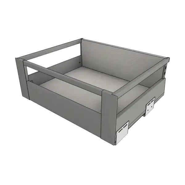 Выдвижной ящик Blum MERIVOBOX E (внутренний ящик, релинги)