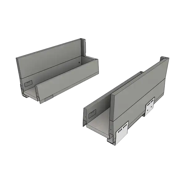 Выдвижной ящик Blum MERIVOBOX E (под мойку, BOXCAP, без центра)