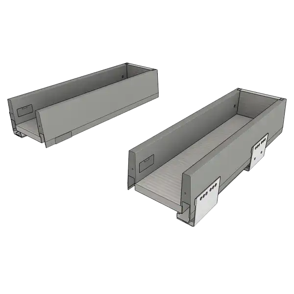 Выдвижной ящик Blum MERIVOBOX M (под мойку, без центра)
