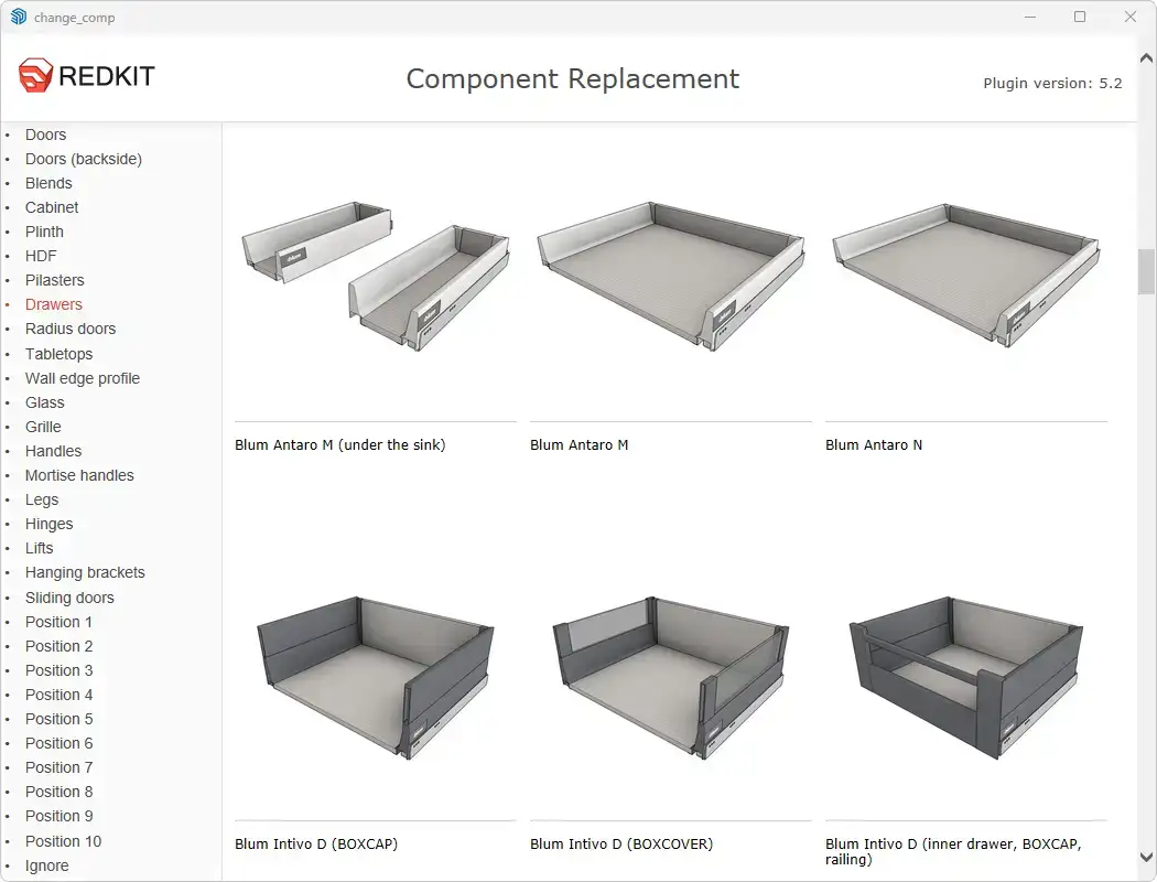 EasyKitchen Component Replacement Plugin