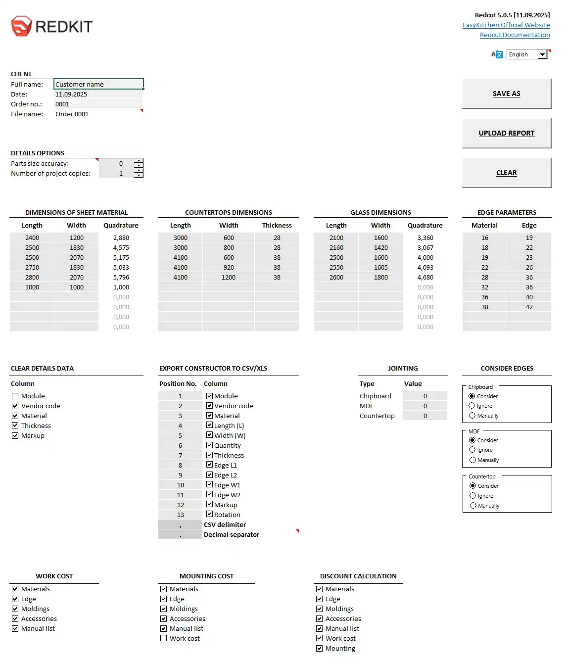 Redcut Report Processor