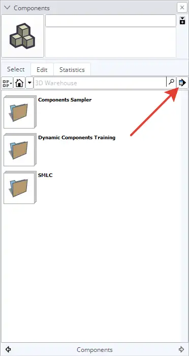 Adding the EasyKitchen library to SketchUp