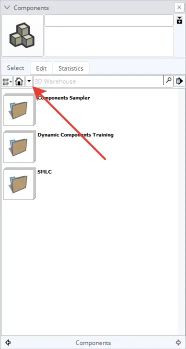 Adding the EasyKitchen library to SketchUp