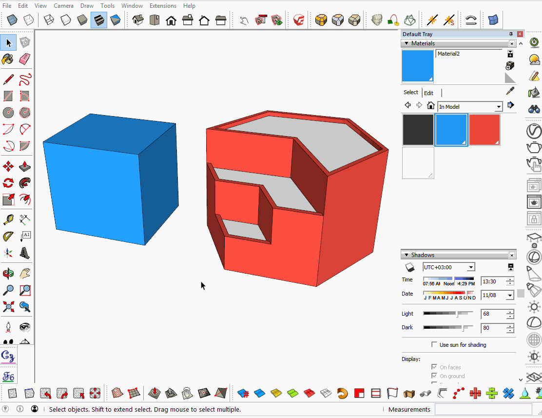 Пипетка в SketchUp