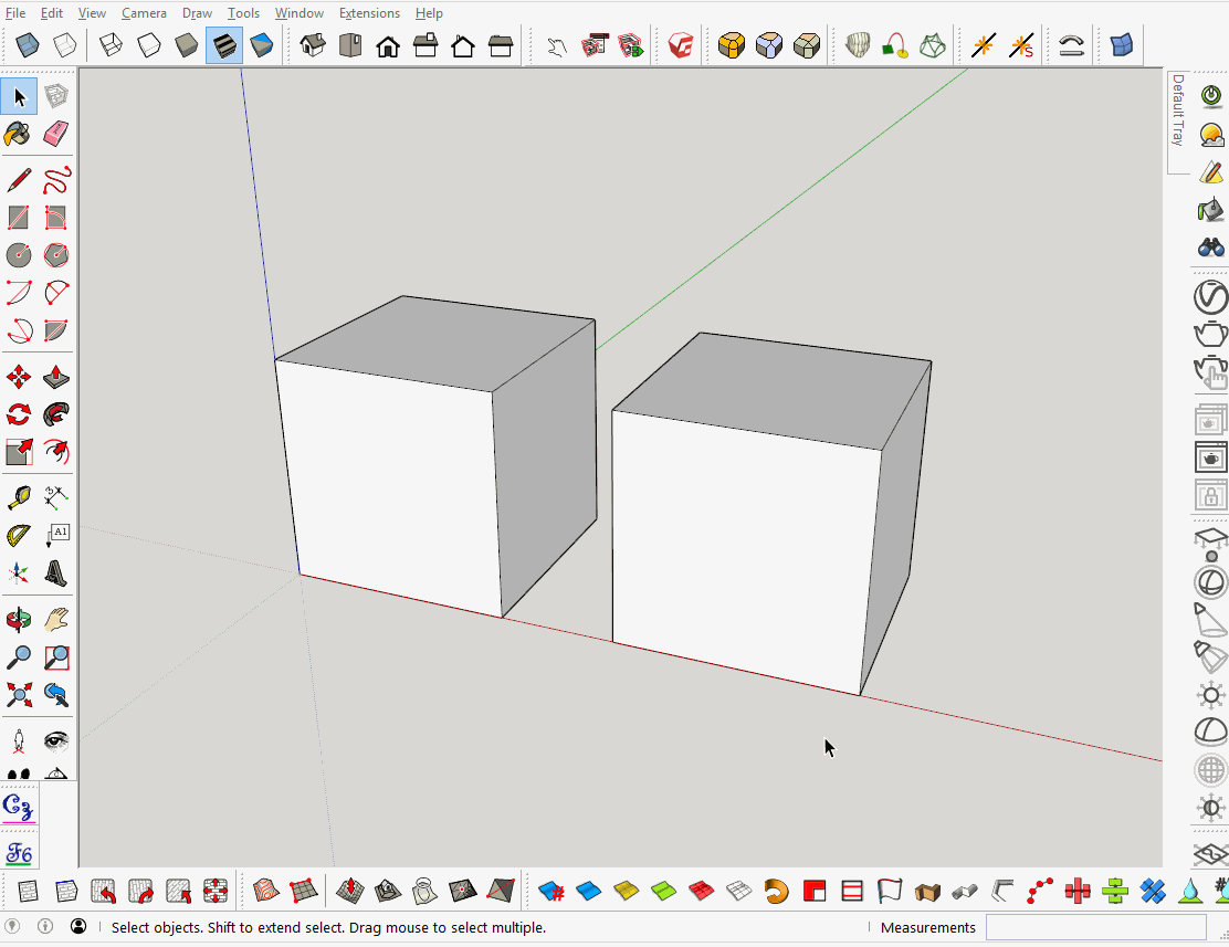 Ограничение инструмента Push Pull SketchUp