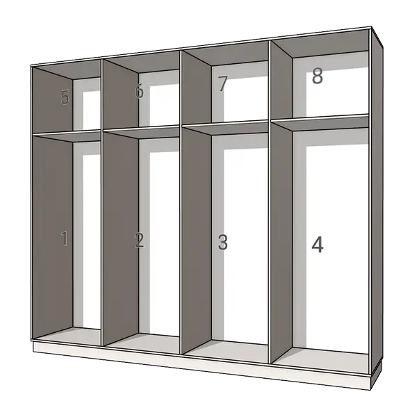 Шаблон динамического шкафа C4_4