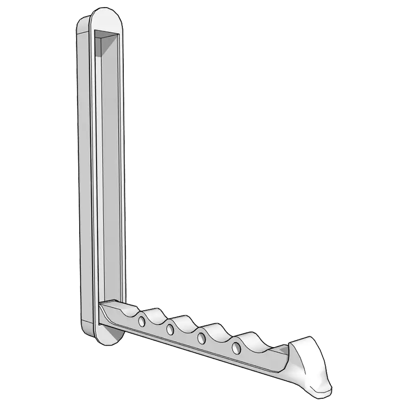 Крючок для мебели 1012 (врезной)