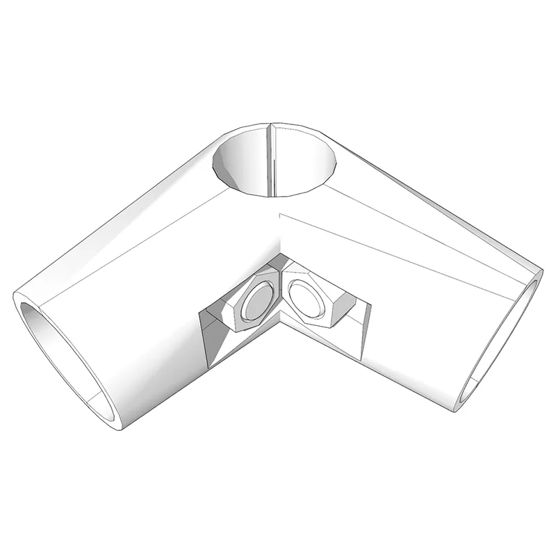 Соединитель угловой 3-х труб для системы JOKER (UNO) 25