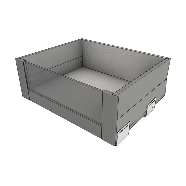 Выдвижной ящик Blum MERIVOBOX E (внутренний ящик, BOXCAP, высокая вставка)