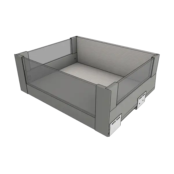 Выдвижной ящик Blum MERIVOBOX E (внутренний ящик, BOXCOVER, высокая вставка)