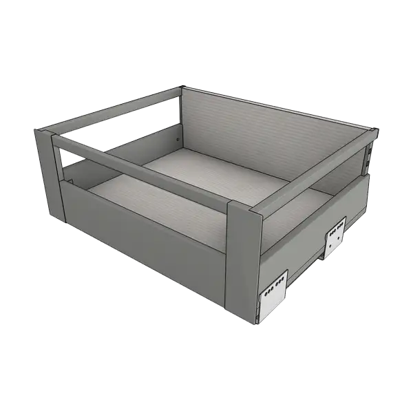 Выдвижной ящик Blum MERIVOBOX E (внутренний ящик, релинги)