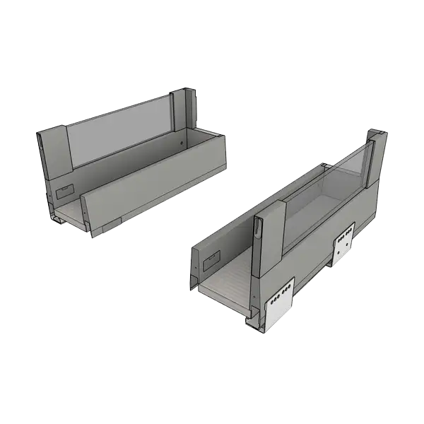 Выдвижной ящик Blum MERIVOBOX E (под мойку, BOXCOVER, без центра)