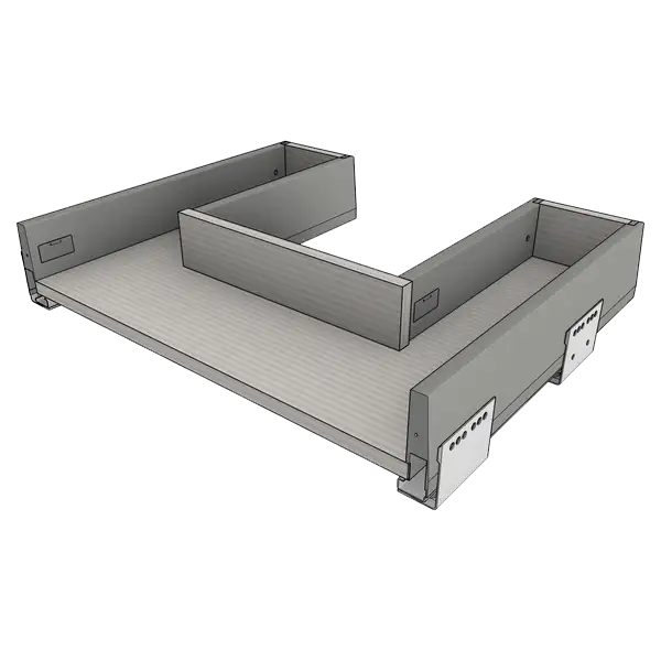 Выдвижной ящик Blum MERIVOBOX M (под мойку, без центра)