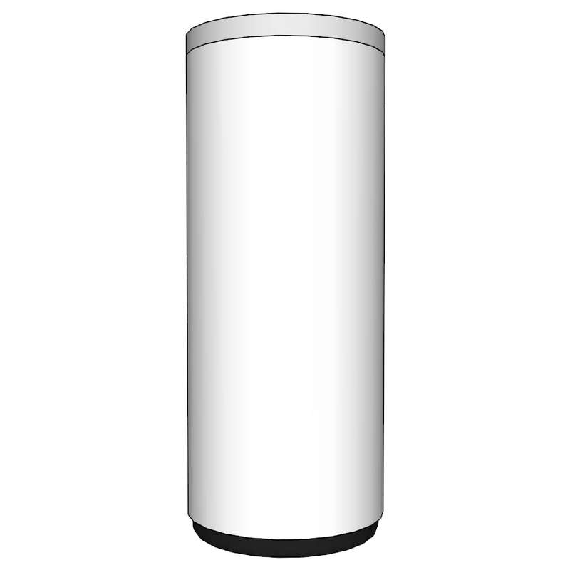 Ножка мебельная круглая алюминиевая